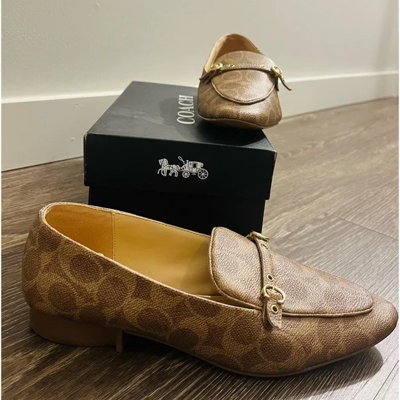 Coach Tan Loafers - Picture 6 of 8